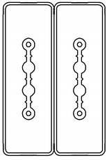 Секция прямая шинопровод 1+1 точек отвода L=3000мм Cu 2P+2P25A title=