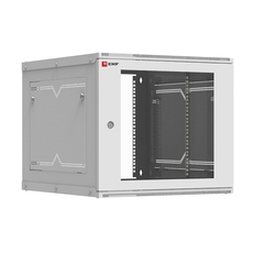 Шкаф телекоммуникационный настенный разборный 9U (600х650) дверь стекло, Astra A серия EKF Basic title=