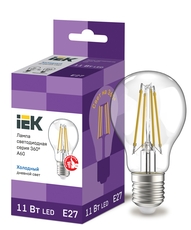 Лампа светодиодная LED 11вт Е27 холодный FILAMENT title=