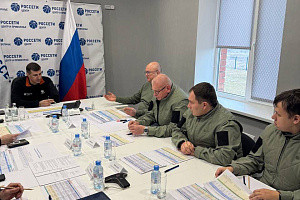 Борис Эбзеев проверил ход работ по защите энергообъектов в ДНР