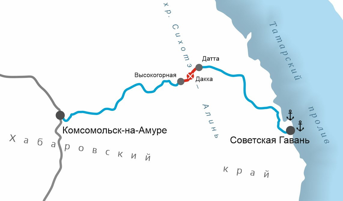 Компании Нацпроектстроя расширили участок БАМа через Сихотэ-Алиньский хребет